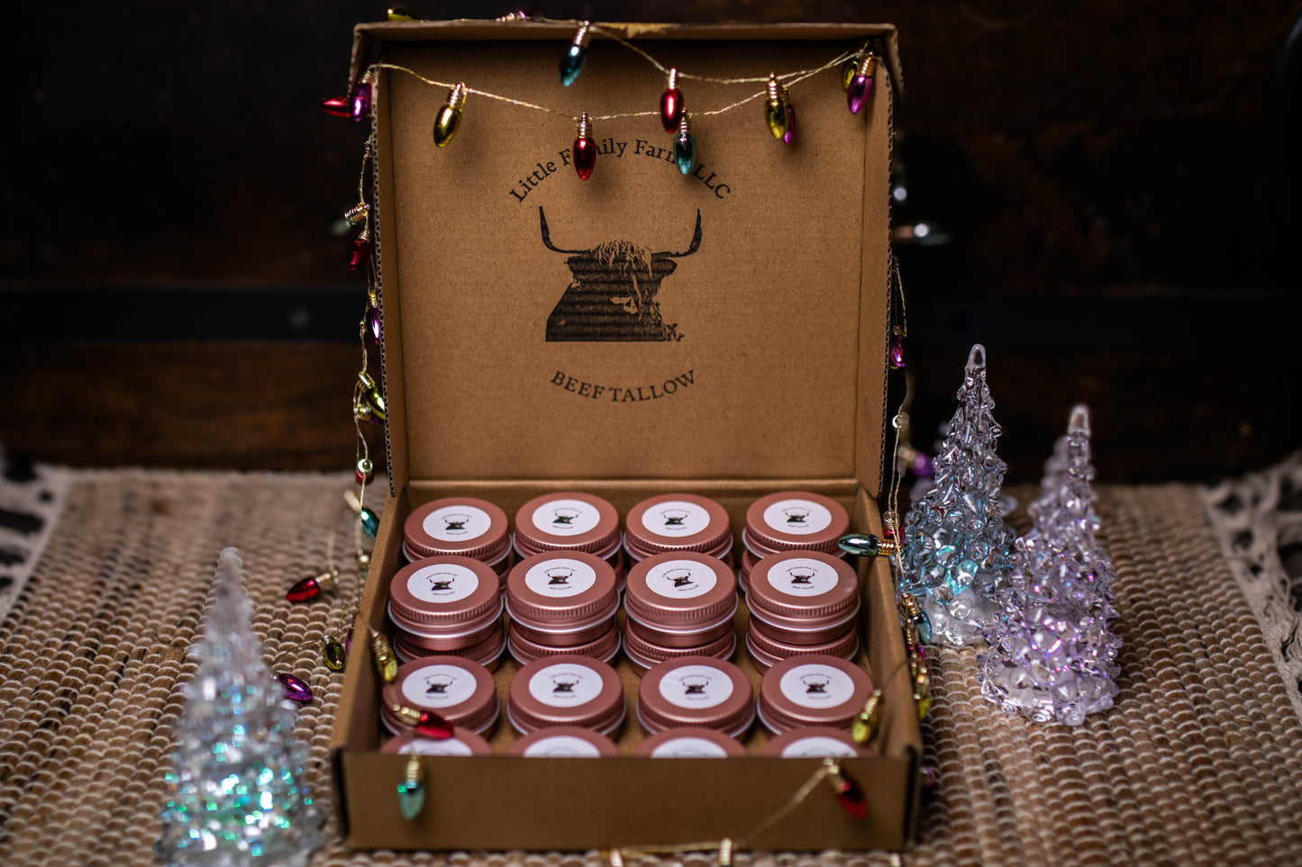 Multiple Tallow Tins